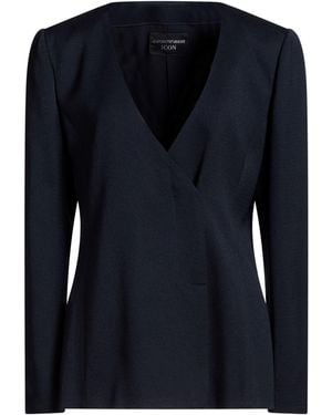 Emporio Armani Icon Blazer Viscose - Blue