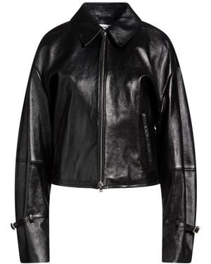 Acne Studios Jacket Lambskin - Black