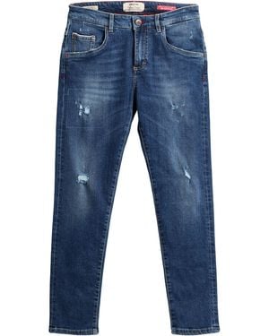 Camouflage AR and J. Jeans Cotton, Elastane - Blue