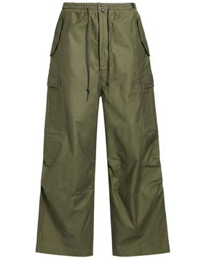 Junya Watanabe Military Trousers Cotton, Polyurethane - Green