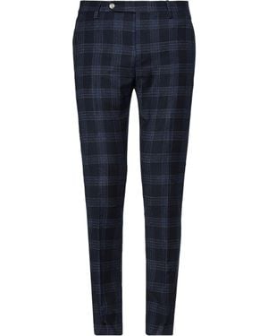 Entre Amis Midnight Trousers Virgin Wool, Elastane - Blue