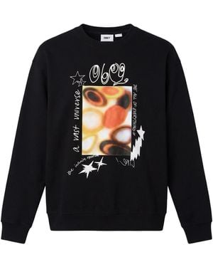 Obey Sweatshirt Cotton, Polyester - Black
