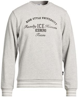 Ice Iceberg Light Sweatshirt Cotton, Polyester, Viscose - Grey