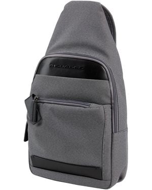 Piquadro Backpack Cow Leather, Eva (Ethylene - Grey