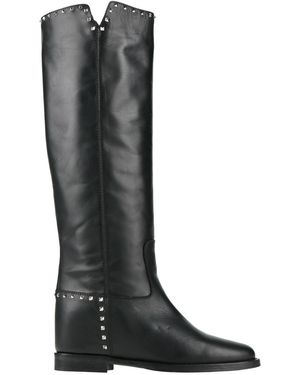 Via Roma 15 Boot Leather - Black