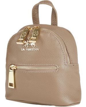 La Martina Backpack Calfskin - Natural