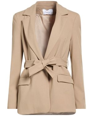 Kaos Blazer Polyester, Viscose, Elastane - Natural