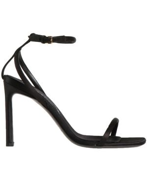 Evangelie Smyrniotaki x Sergio Rossi Sandals Textile Fibres - Black
