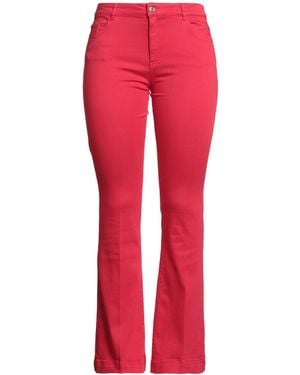 Nenette Jeans Cotton, Elastomultiester, Elastane - Red