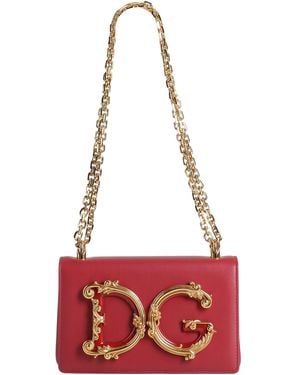 Dolce & Gabbana Shoulder Bag - Red