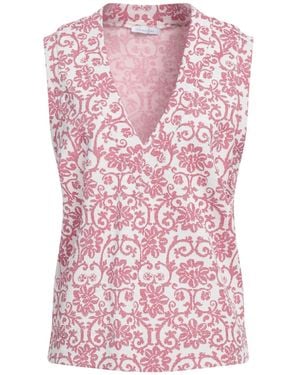 THINK BE Fuchsia Sweater Polyester, Cotton, Viscose, Nylon, Elastane - Pink