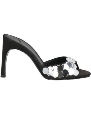 Coperni Sandals Textile Fibers, Synthetic Material - Black