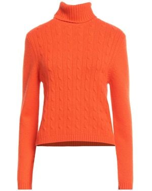 Allude Rollkragenpullover - Orange