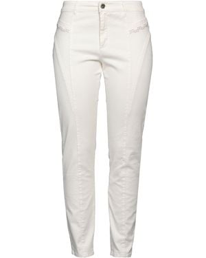 Dismero Pants Cotton, Tencel, Elastane - White
