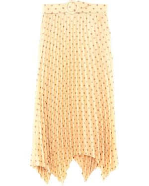 Sandro Midi Skirt - Yellow
