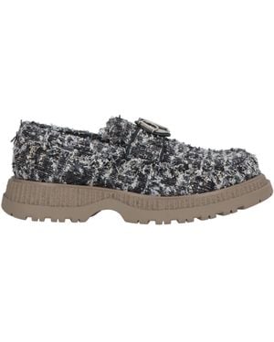 Dior Loafers Textile Fibers - Gray