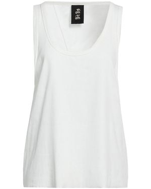 Thom Krom Tank Top Cotton, Elastane - White