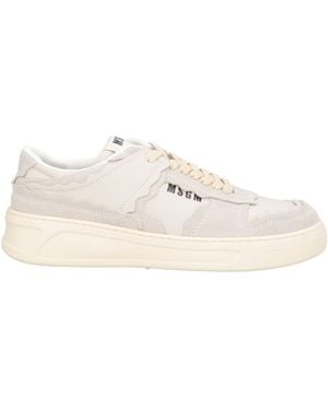 MSGM Fantastic Light Trainers Leather - Natural