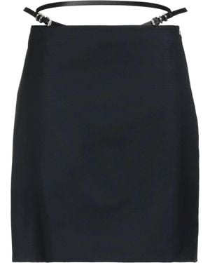 ワンピース GIVENCHY Women Mid Skirts BW222714L1 BLACK Gold Button Midi Skirt | GIVENCHY | elysewalker