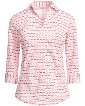 Caliban Shirt Cotton, Elastane - Pink