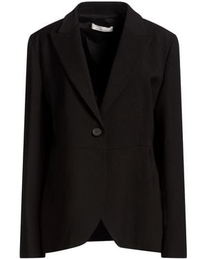 Liviana Conti Blazer Viscose, Virgin Wool, Elastane - Black