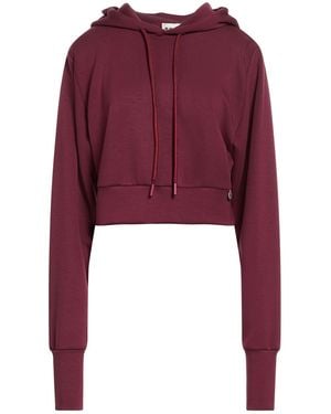 Berna Burgundy Sweatshirt Viscose, Polyester, Elastane - Red