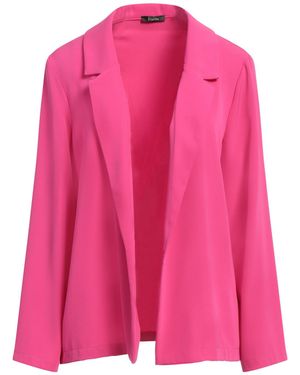 Hanita Fuchsia Blazer Polyester, Elastane - Pink