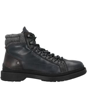 Ambitious Ankle Boots Leather, Textile Fibres - Black