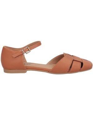 Carmens Ballet Flats Leather - Brown