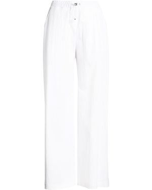Moschino Pants Cotton, Polyamide, Elastane - White