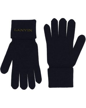 Givenchy Gloves Wool - Blue