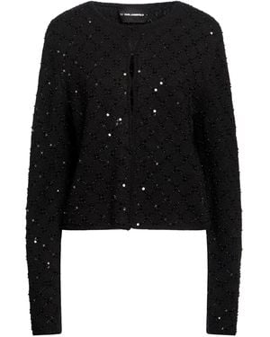 KARL LAGERFELD Strickjacke - Schwarz
