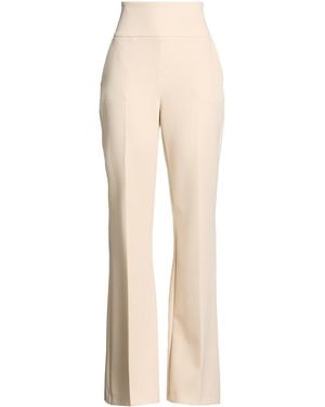 Gattinoni Pants Polyester, Elastane - Natural