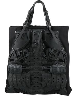 Comme des Garçons Handbag Nylon, Cotton - Black