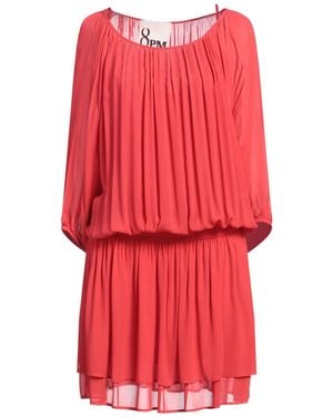 8pm Mini Dress Viscose - Red