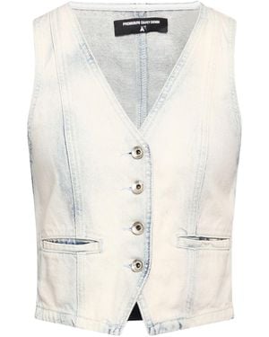 Patrizia Pepe Tailored Vests - White