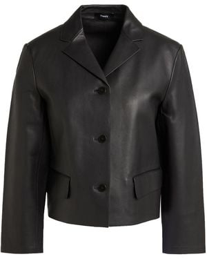 Theory Blazer Lambskin - Black