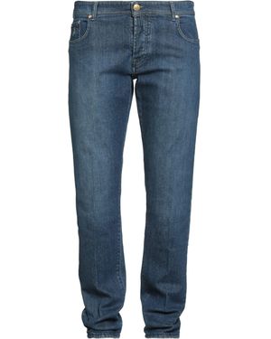 Luigi Borrelli Napoli Jeans Cotton, Elastane - Blue