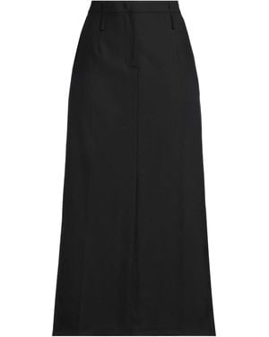 Tela Maxi Skirt Polyester, Virgin Wool, Elastane - Black