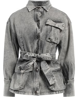 Soallure Denim Outerwear - Gray