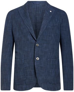 Luigi Bianchi Blazer Cotton, Silk - Blue