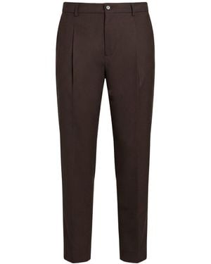 BE ABLE Pants Wool, Polyester, Elastane - Brown