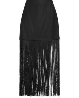 Sea Maxi Skirt Polyester, Viscose - Black
