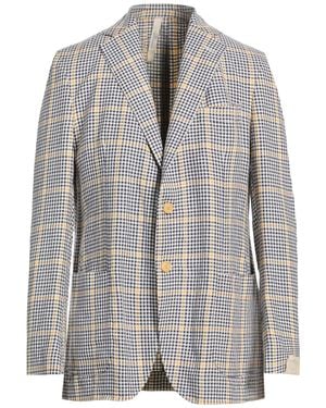 Tombolini Blazer Silk, Linen, Cashmere - Gray