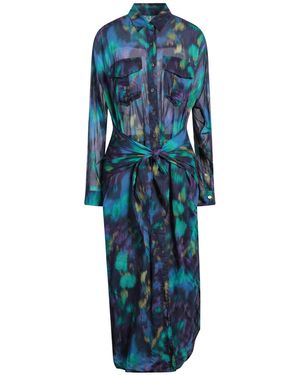 Isabel Marant Dark Maxi Dress Cotton - Blue