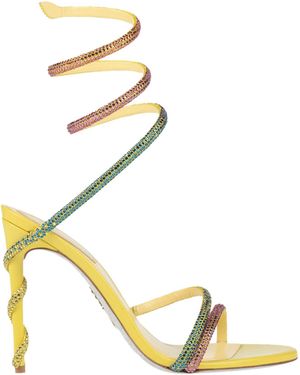 Rene Caovilla Sandals - Metallic
