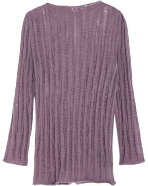 Alpha Studio Mauve Jumper Alpaca Wool, Recycled Polyamide, Polyamide - Purple