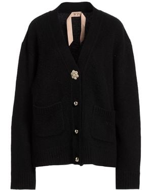 N°21 Cardigan Virgin Wool - Black