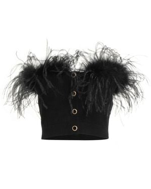 Alessandra Rich Top - Schwarz