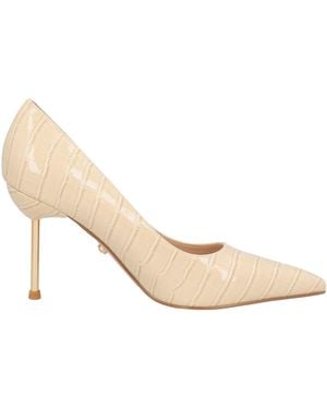 Twenty Four Haitch Court Shoes Textile Fibres - Natural
